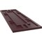 Ekena Millwork True Fit PVC Hastings Fixed Mount Shutters, Wine Red, 15W x 44H, PR TFP001HS15X044WR - alternate 11